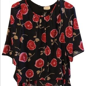 Kate spade rose blouse